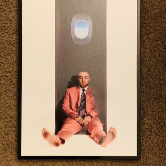 Mac Miller Art HD poster print in glass frame - Picture 1 of 3